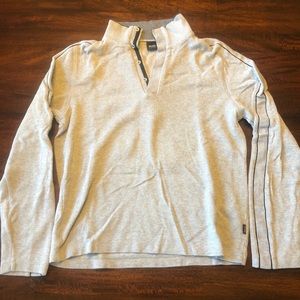 Men’s BOSS Hugo Boss - Large 1/4 Snap Up Sweater